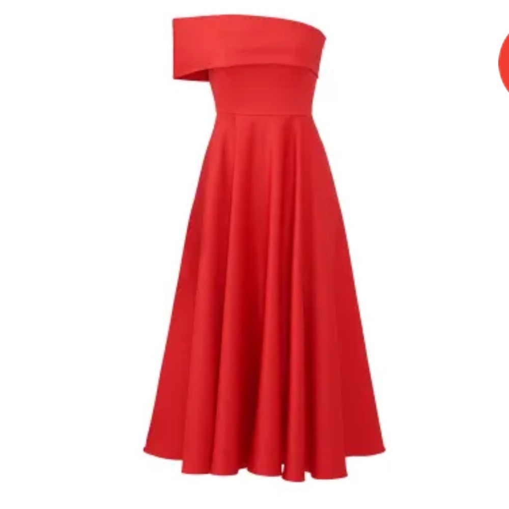 Jay Godfrey Red Lasse Dress